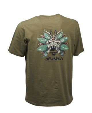 T_GUNKI CHIEF KHAKI T SHIRT FROM PREDATOR TACKLE*